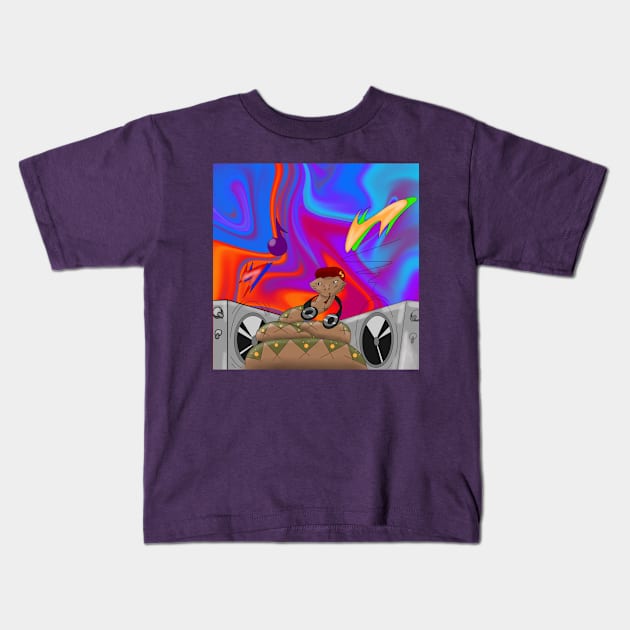 DJ Sss Kids T-Shirt by ResidentRain